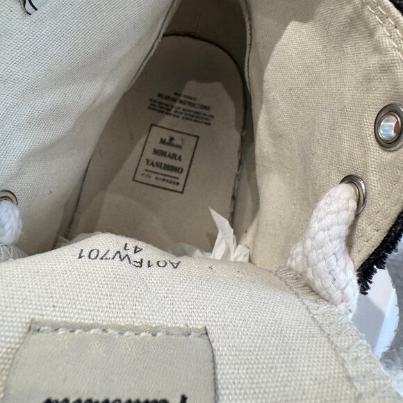 Maison Mihara Yasuhiro “Peterson” OG Sole Canvas High Sneakers - Picture 9 of 11